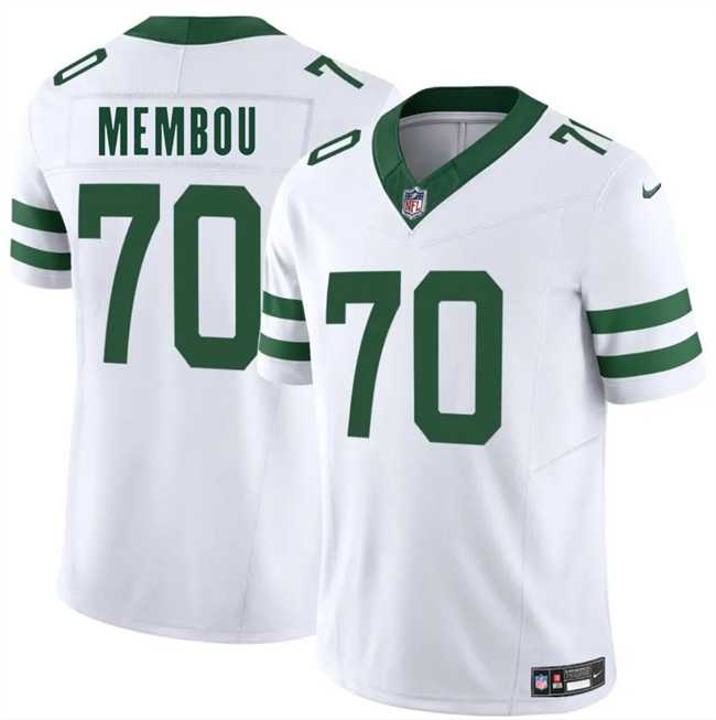 Men & Women & Youth New York Jets #70 Armand Membou White 2025 Draft F.U.S.E. Vapor Untouchable Limited Stitched Jersey->philadelphia eagles->NFL Jersey